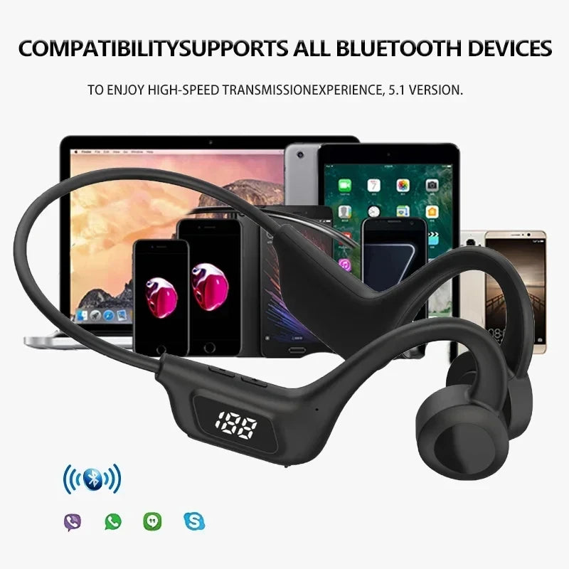 Fones de ouvido Bluetooth Esportivos à prova d'água