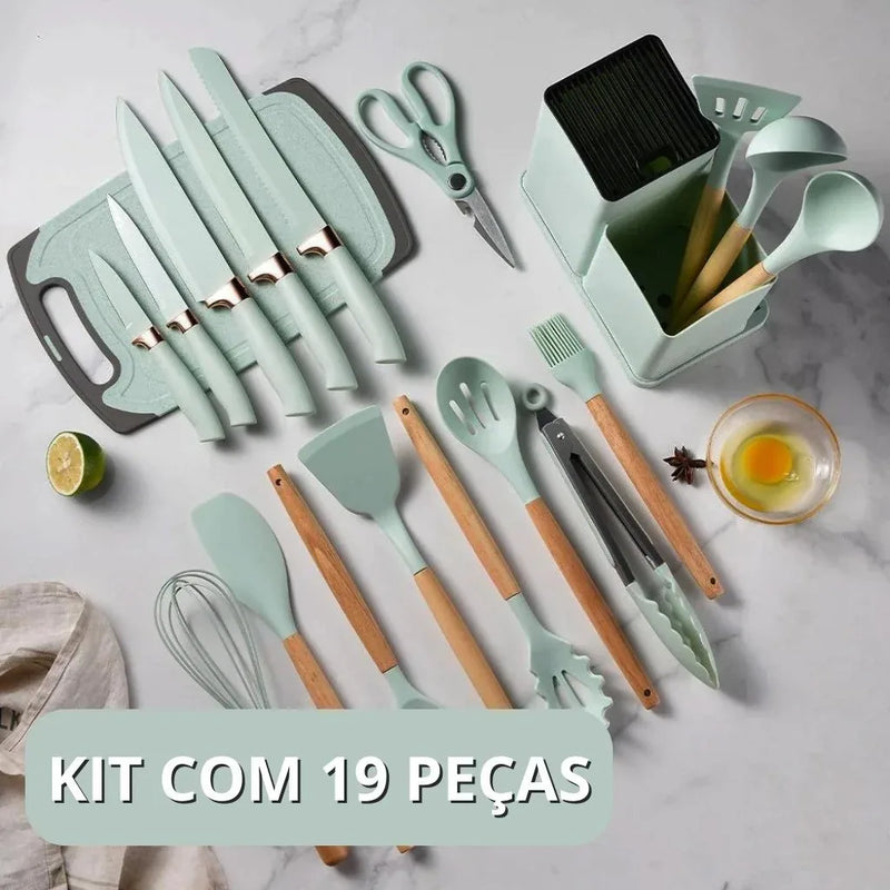 Kit Completo Cozinha de Luxo 19 Peças
