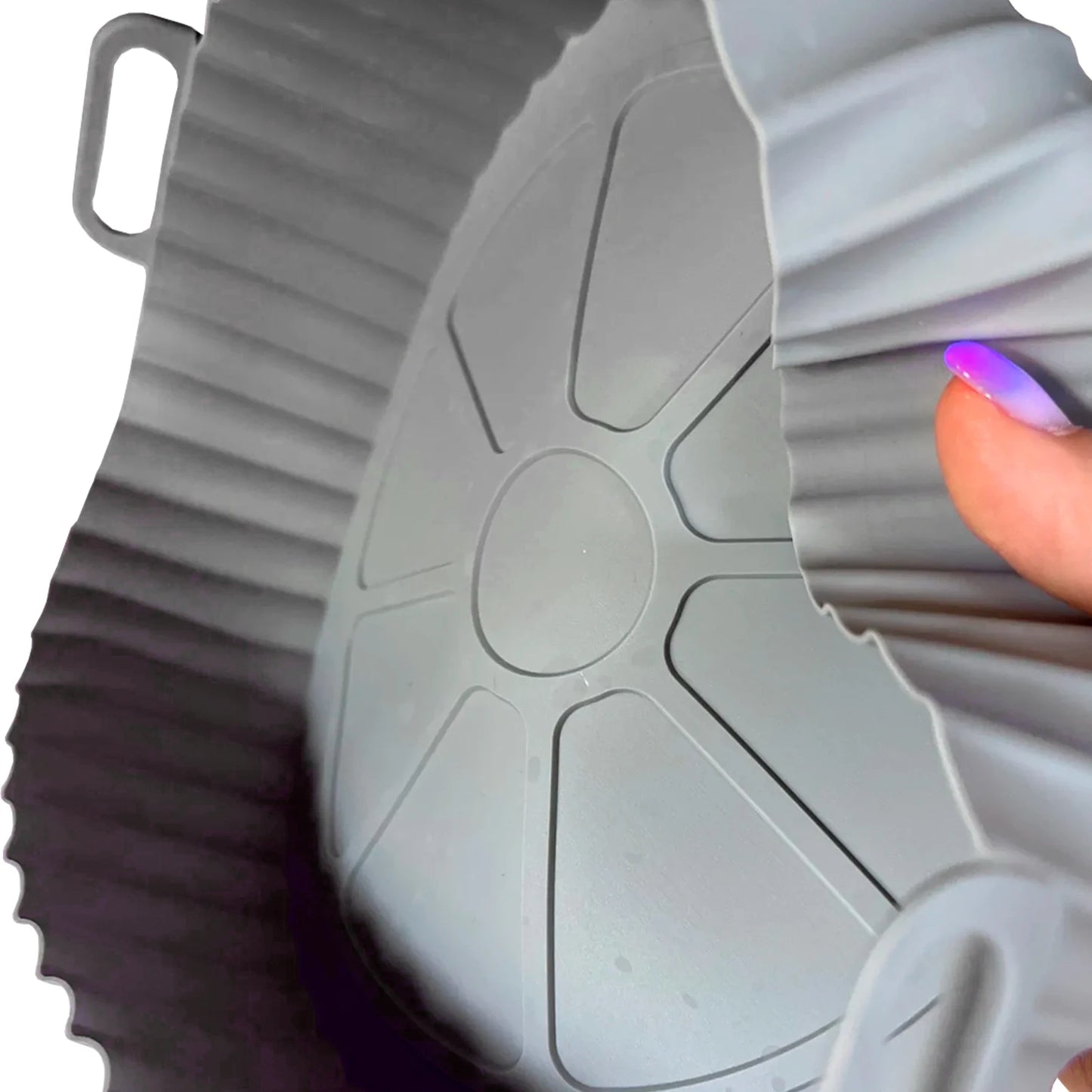 Forma Airfryer Silicone 6pçs Antiaderente Reutilizável