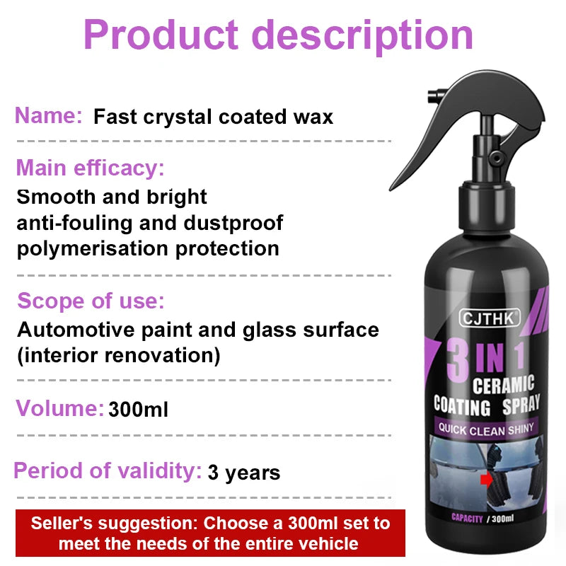 Cera Automotiva Spray "Shield"
